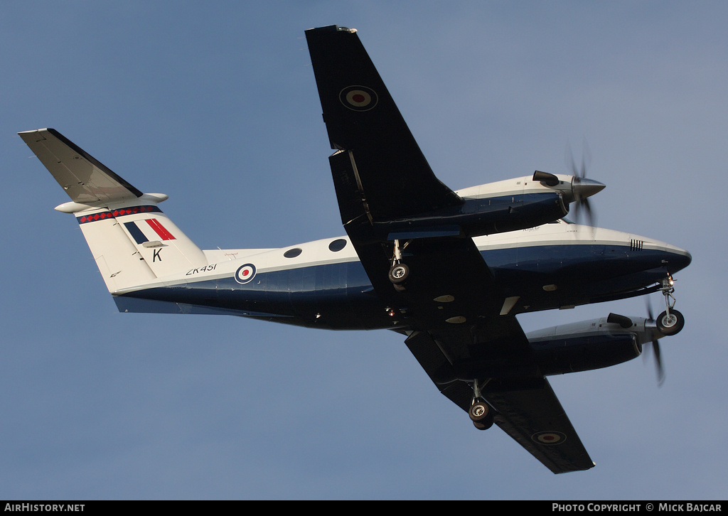 Aircraft Photo of ZK451 | Raytheon B200 King Air | UK - Air Force | AirHistory.net #9768