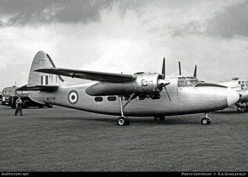 Aircraft Photo of WV746 | Hunting Percival P.66 Pembroke C.1 | UK - Air Force | AirHistory.net #9786