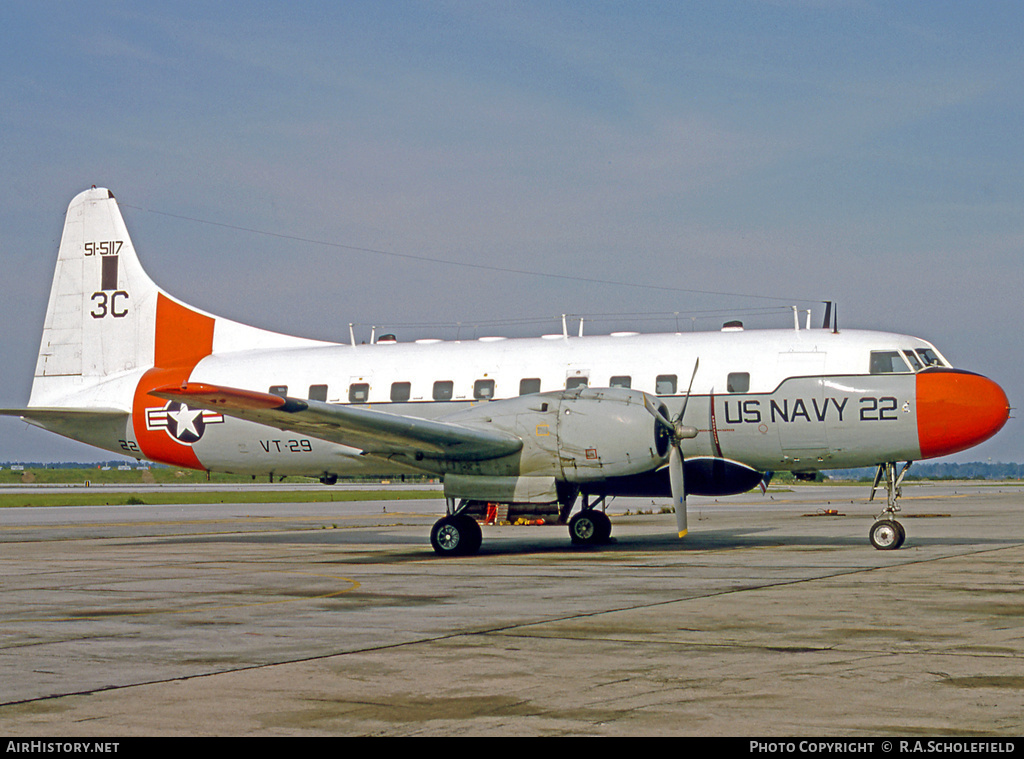 Aircraft Photo of 51-5117 | Convair T-29B | USA - Navy | AirHistory.net #9787