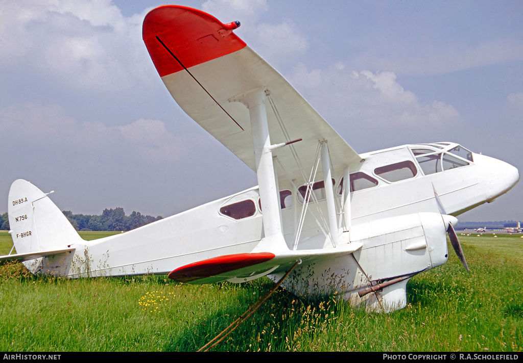 Aircraft Photo of F-BHGR / 756 | De Havilland D.H. 89A Dragon Rapide | AirHistory.net #9808