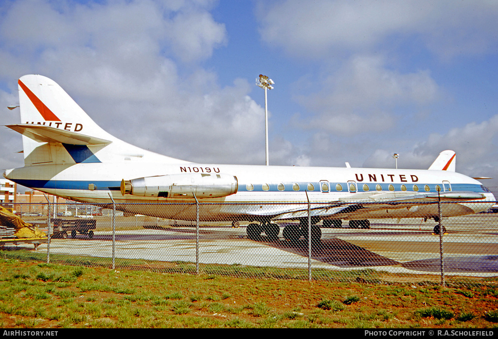 Aircraft Photo of N1019U | Sud SE-210 Caravelle VI-R | United Air Lines | AirHistory.net #9810