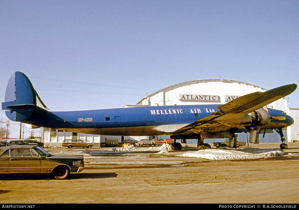 Aircraft Photo of CF-AEN | Lockheed L-1049H Super Constellation | Hellenic Air | AirHistory.net #9834