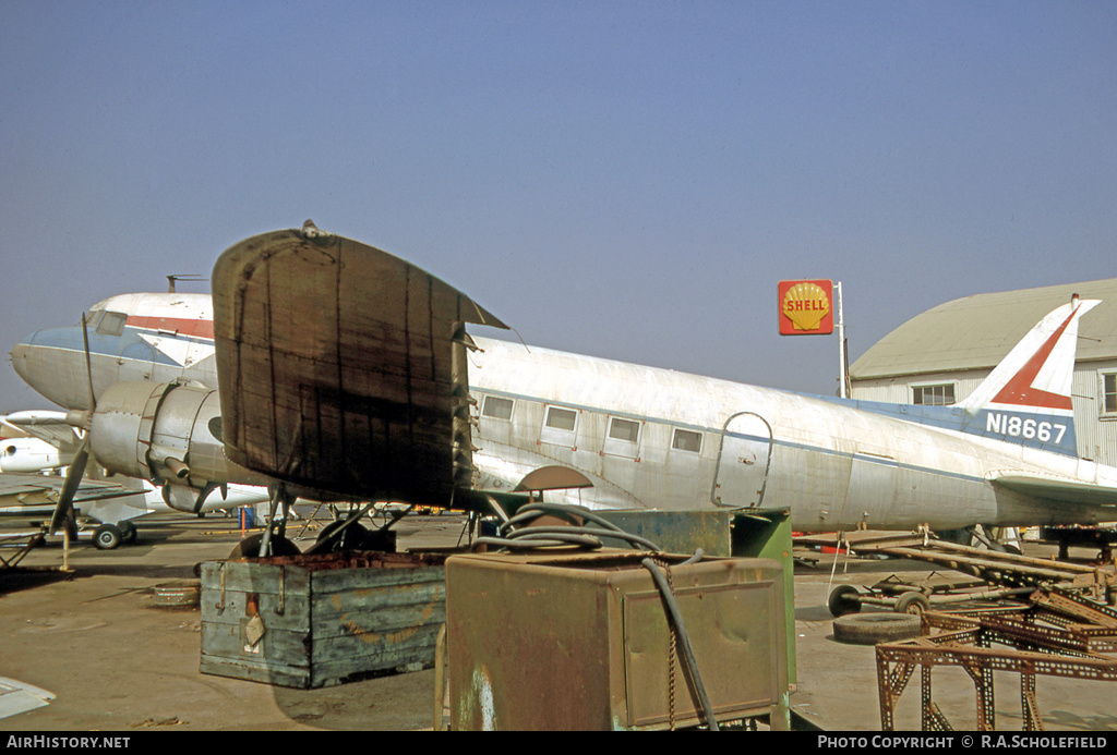 Aircraft Photo of N18667 | Douglas C-53D Skytrooper | Lake Central Airlines | AirHistory.net #9836