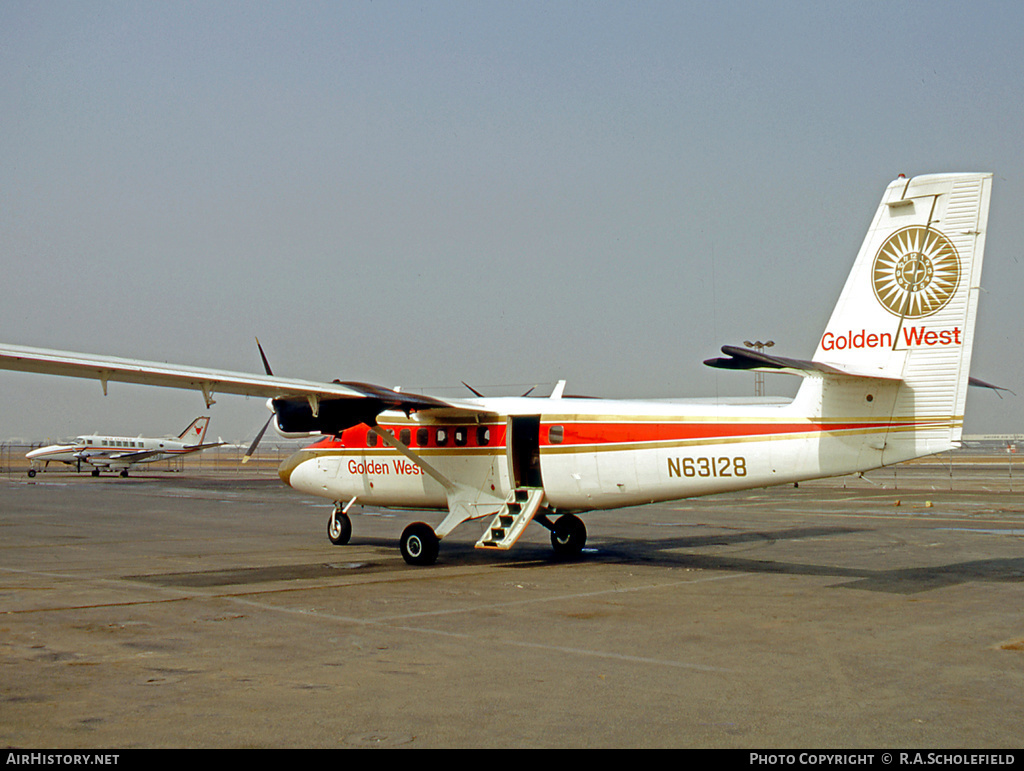 Aircraft Photo of N63128 | De Havilland Canada DHC-6-200 Twin Otter | Golden West Airlines | AirHistory.net #9838