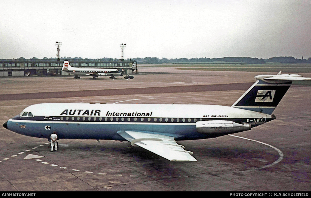 Aircraft Photo of G-AWXJ | BAC 111-416EK One-Eleven | Autair International | AirHistory.net #9847