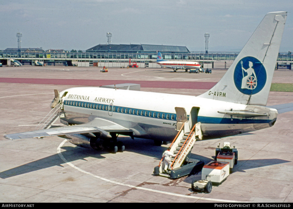 Aircraft Photo of G-AVRM | Boeing 737-204 | Britannia Airways | AirHistory.net #9859