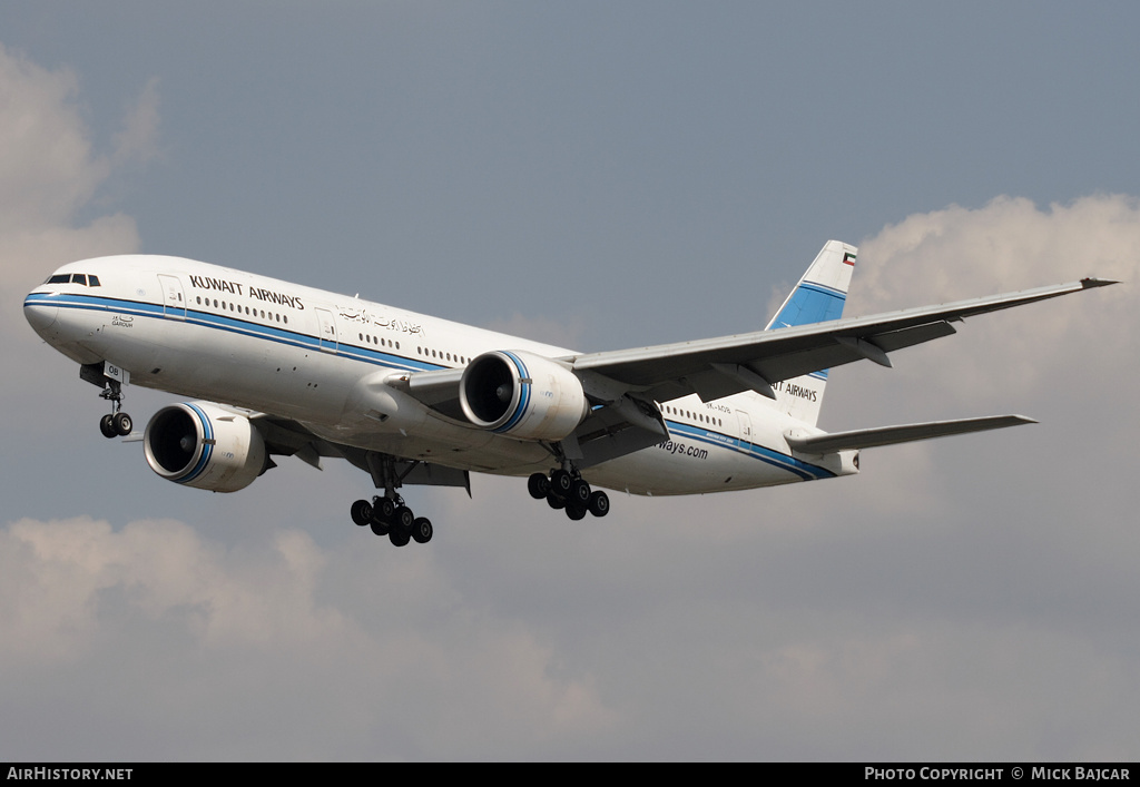 Aircraft Photo of 9K-AOB | Boeing 777-269/ER | Kuwait Airways | AirHistory.net #9863