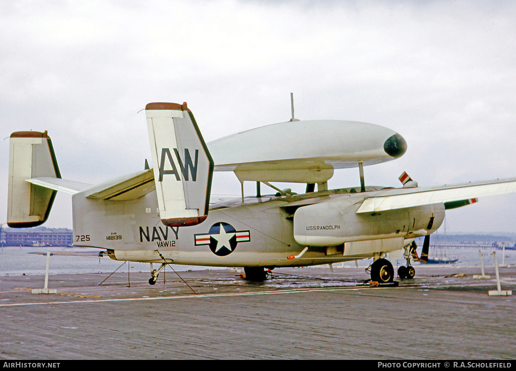 Aircraft Photo of 148139 | Grumman E-1B Tracer (G-117/WF-2) | USA - Navy | AirHistory.net #9876