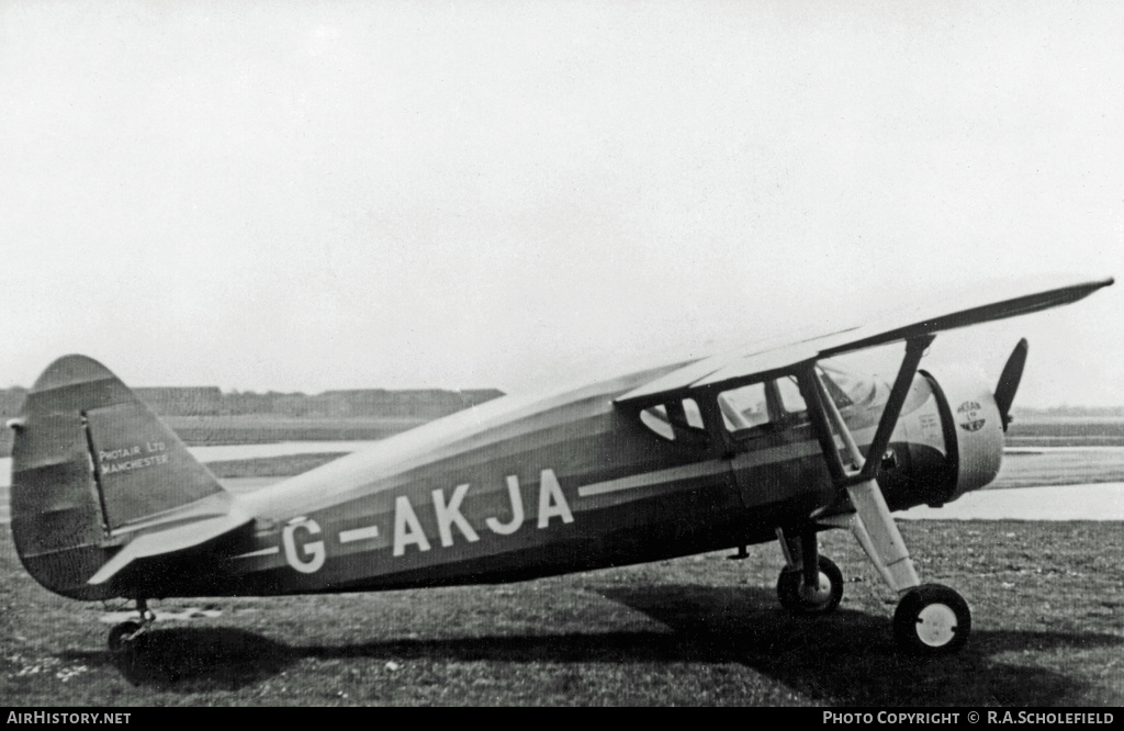 Aircraft Photo of G-AKJA | Fairchild 24R | Photair | AirHistory.net #9884