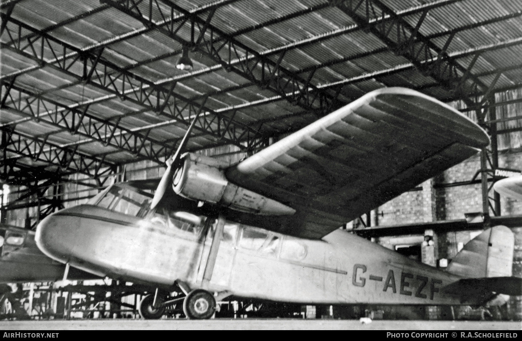 Aircraft Photo of G-AEZF | Short S-16/1 Scion 2 | AirHistory.net #9885