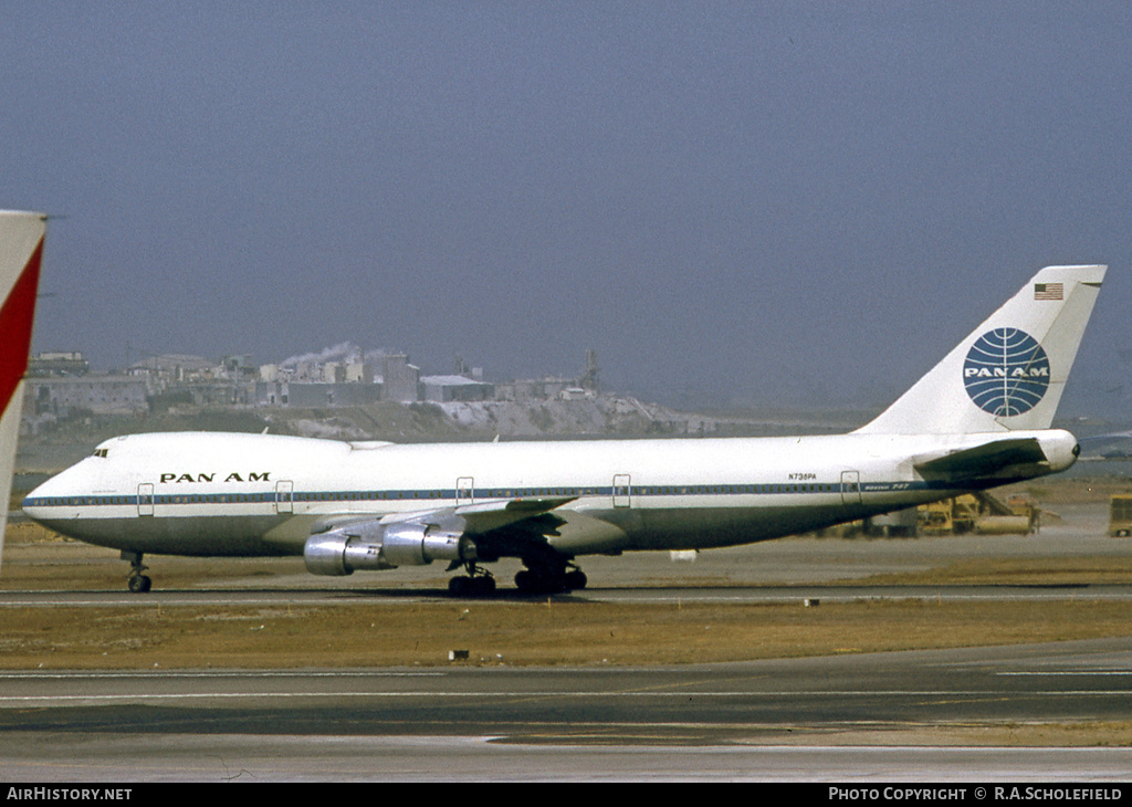 Aircraft Photo of N738PA | Boeing 747-121 | Pan American World Airways - Pan Am | AirHistory.net #9888