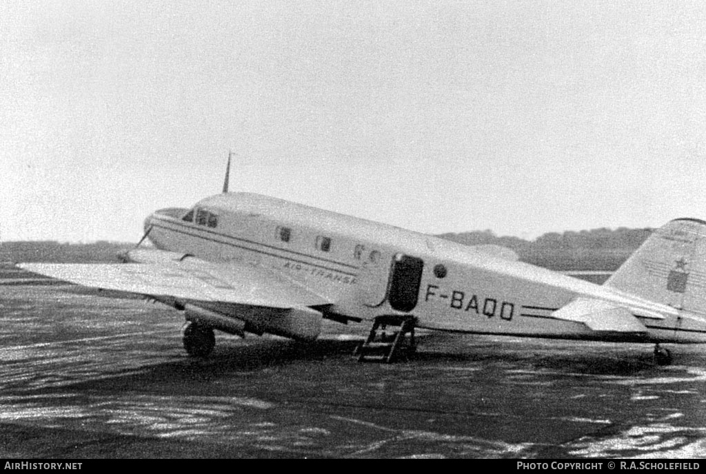 Aircraft Photo of F-BAQO | Caudron C-449 Goeland | Compagnie Air Transport | AirHistory.net #9894