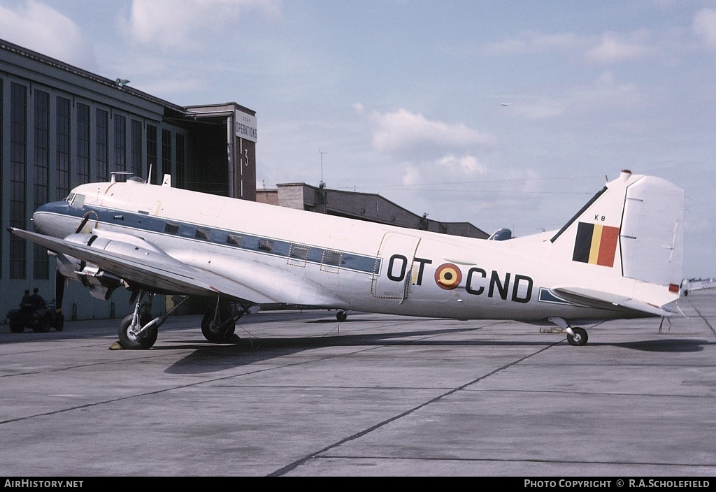 Aircraft Photo of K-8 | Douglas C-47B Skytrain | Belgium - Air Force | AirHistory.net #9917