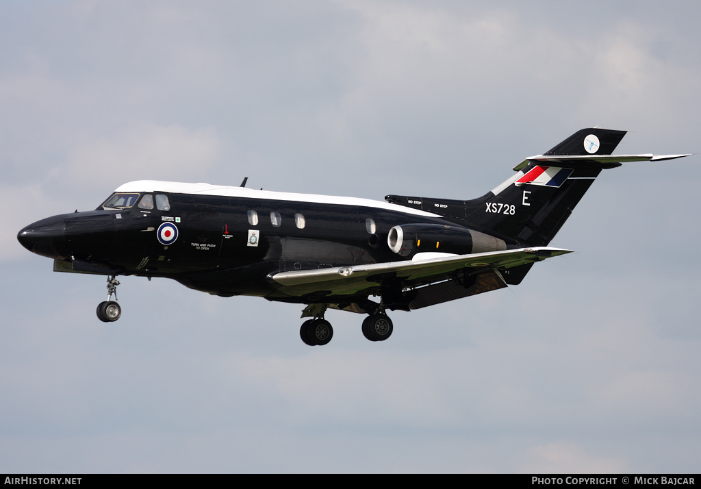 Aircraft Photo of XS728 | Hawker Siddeley HS-125-2 Dominie T1 | UK - Air Force | AirHistory.net #9939