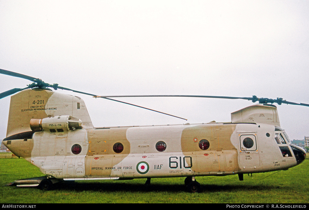 Aircraft Photo of 4-201 | Boeing Vertol CH-47C Chinook | Iran - Air Force | AirHistory.net #9954