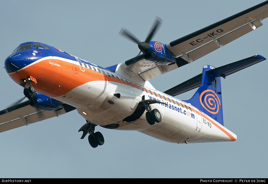 Aircraft Photo of EC-IKQ | ATR ATR-72-202 | Islas Airways | AirHistory.net #9962