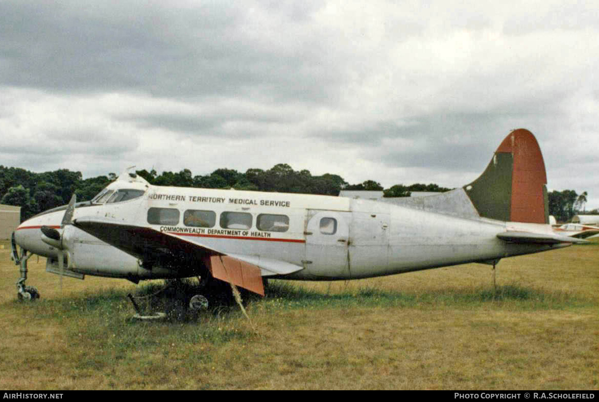 Aircraft Photo of VH-DHE | De Havilland D.H. 104 Dove 6 | Northern Territory Medical Service | AirHistory.net #9977