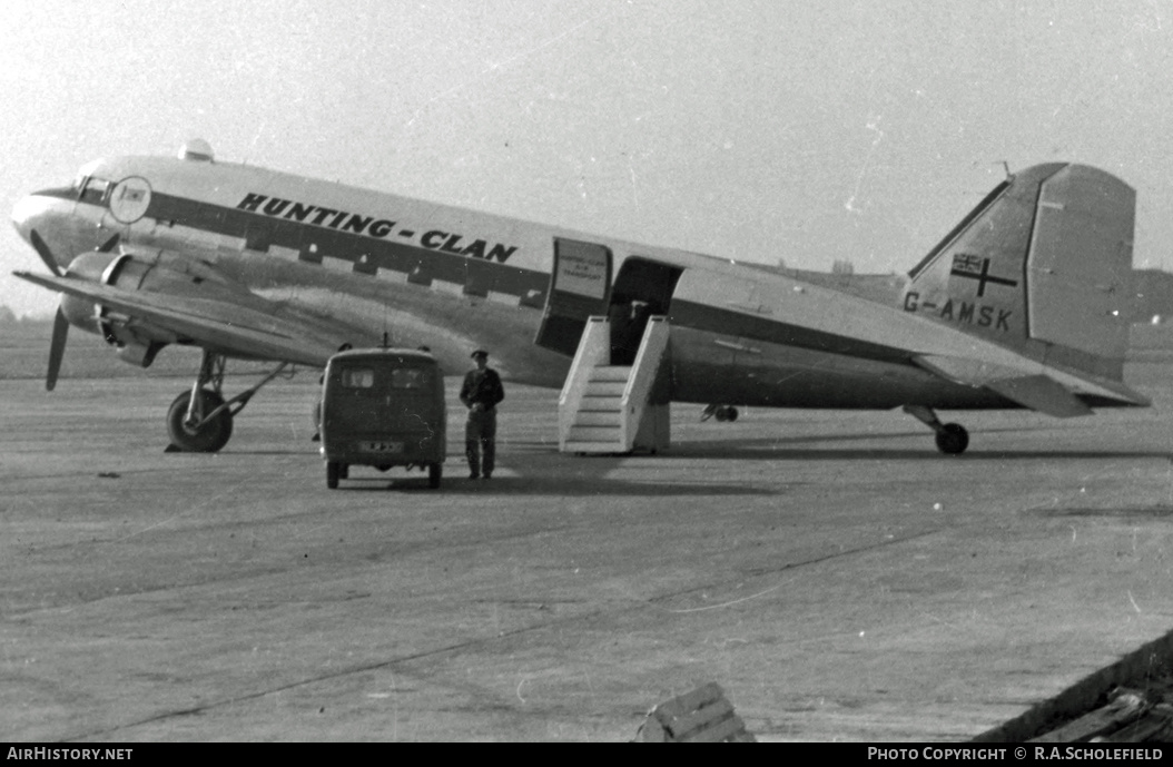 Aircraft Photo of G-AMSK | Douglas C-47B Dakota Mk.4 | Hunting-Clan Air Transport | AirHistory.net #10035
