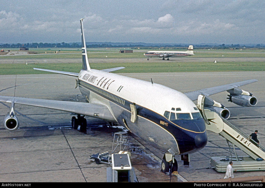 Aircraft Photo of G-APFD | Boeing 707-436 | BOAC - British Overseas Airways Corporation | AirHistory.net #10039