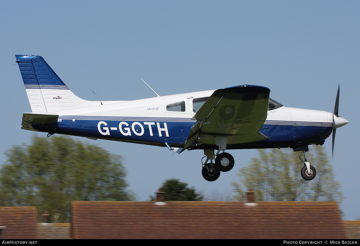 Aircraft Photo of G-GOTH | Piper PA-28-161 Warrior III | AirHistory.net #10069