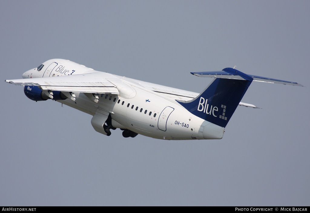 Aircraft Photo of OH-SAO | BAE Systems Avro 146-RJ85 | Blue1 | AirHistory.net #10079