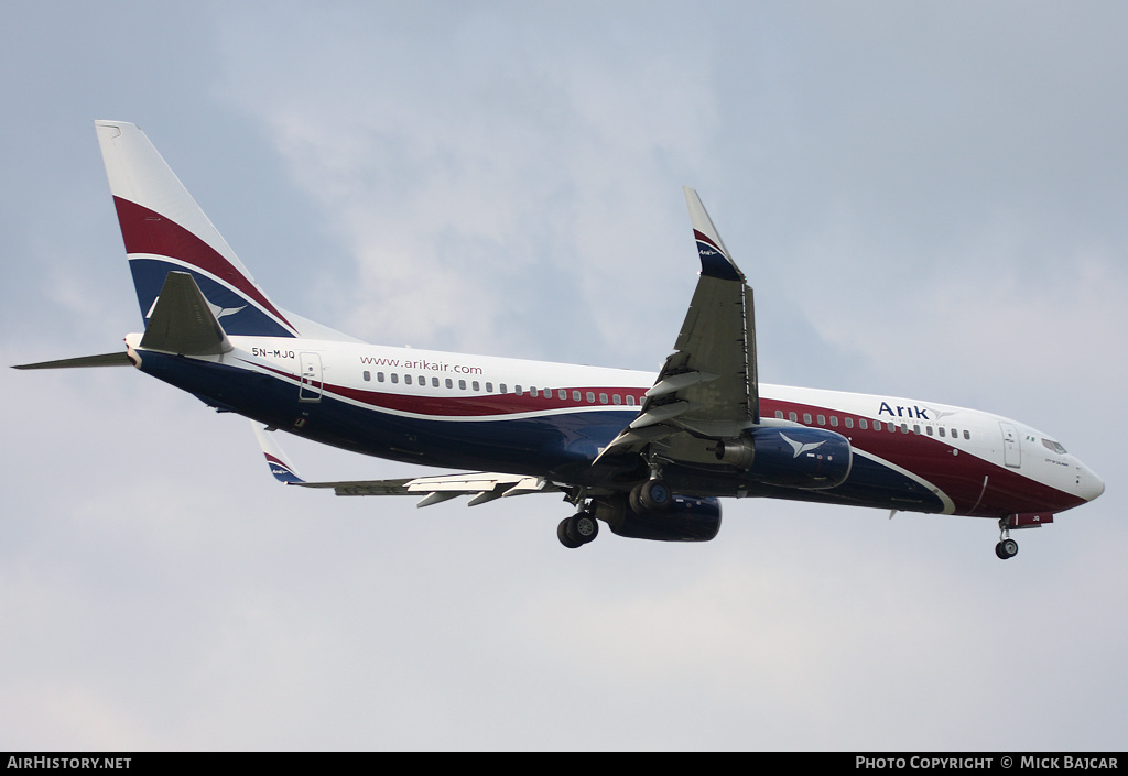 Aircraft Photo of 5N-MJQ | Boeing 737-8JE | Arik Air | AirHistory.net #10080