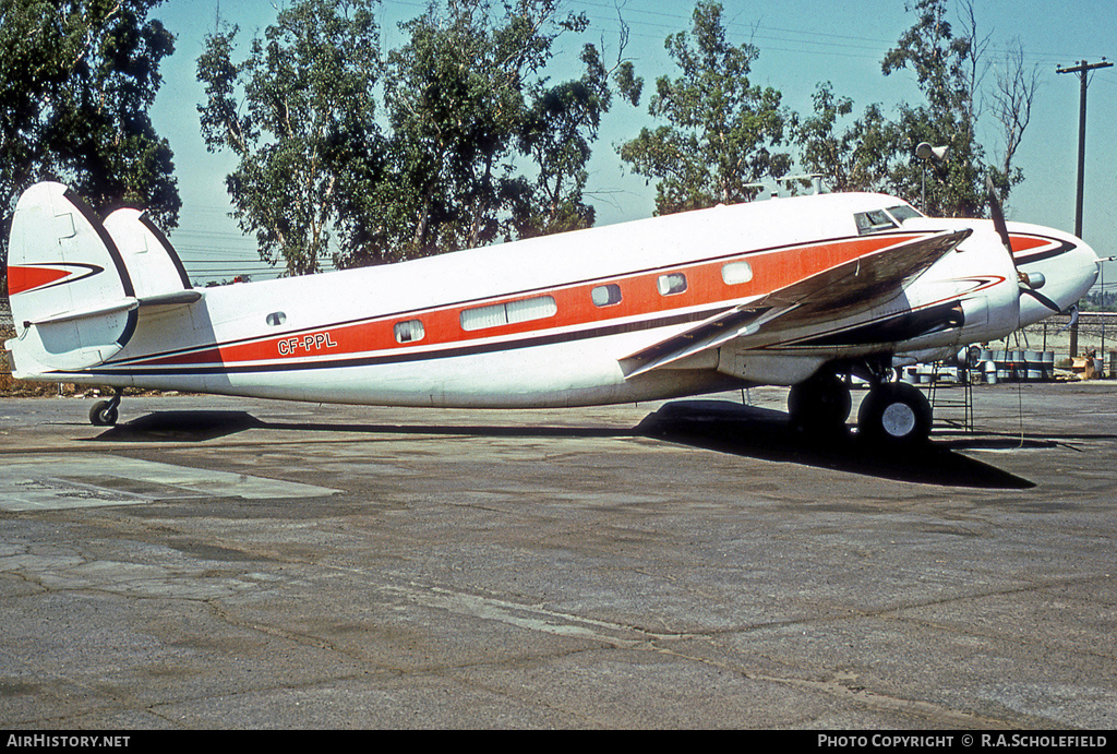 Aircraft Photo of CF-PPL | Lockheed 18-56 Lodestar | AirHistory.net #10096