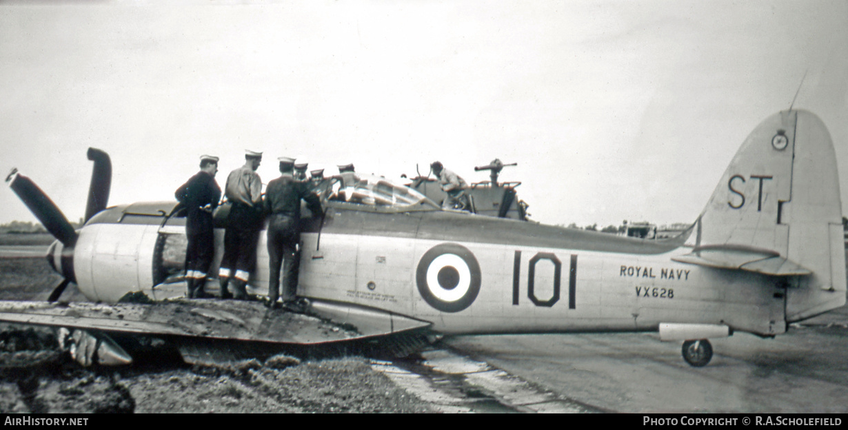 Aircraft Photo of VX628 | Hawker Sea Fury FB11 | UK - Navy | AirHistory.net #10104