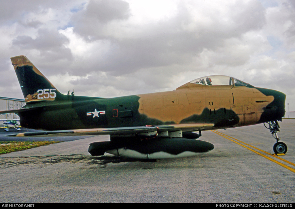 Aircraft Photo of 53-1255 / AF53-255 | North American F-86H Sabre | USA - Air Force | AirHistory.net #10110
