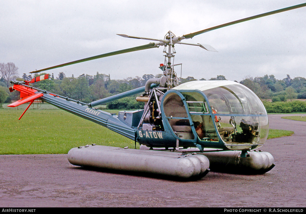 Aircraft Photo of G-ATDW | Hiller UH-12E | Plessey | AirHistory.net #10114