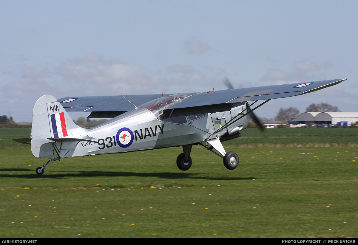 Aircraft Photo of G-ARKG / A11-301 | Auster J-5G Cirrus Autocar | Australia - Navy | AirHistory.net #10118