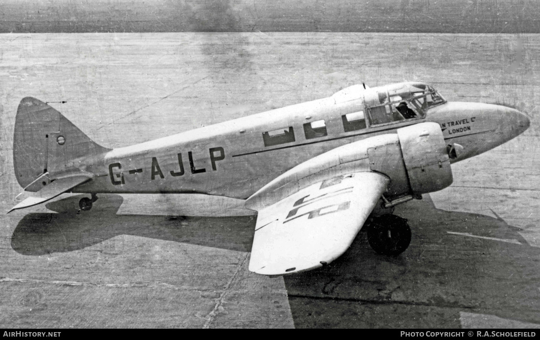 Aircraft Photo of G-AJLP | Airspeed AS-65 Consul | Airspan Travel | AirHistory.net #10131