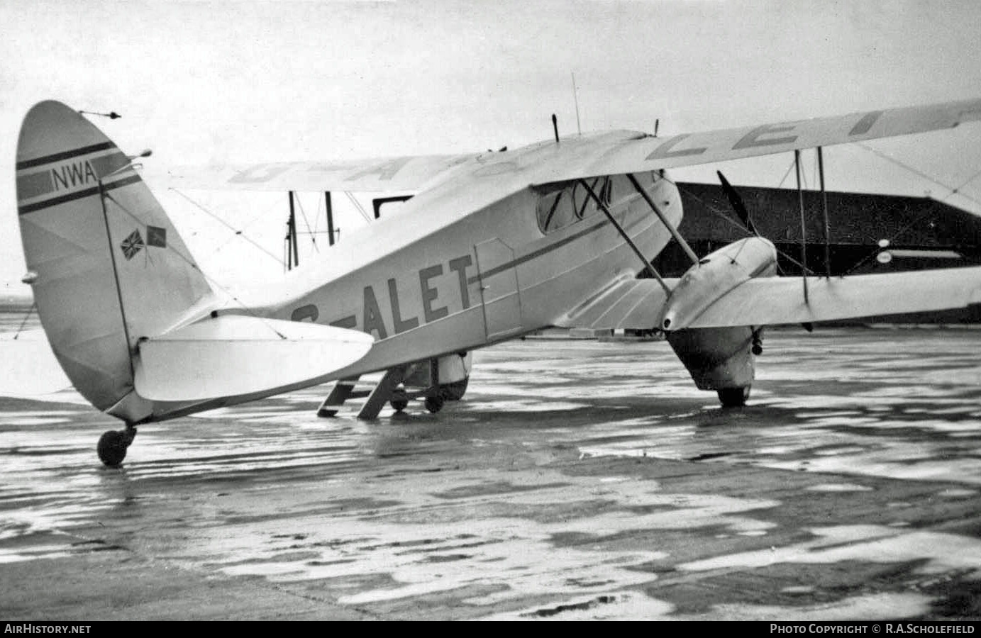 Aircraft Photo of G-ALET | De Havilland D.H. 89A Dragon Rapide | North West Airlines | AirHistory.net #10132