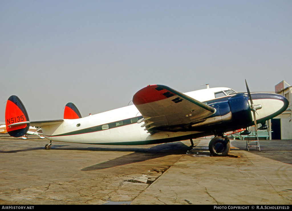 Aircraft Photo of N5135 | Lockheed 18-56 Lodestar | AirHistory.net #10135
