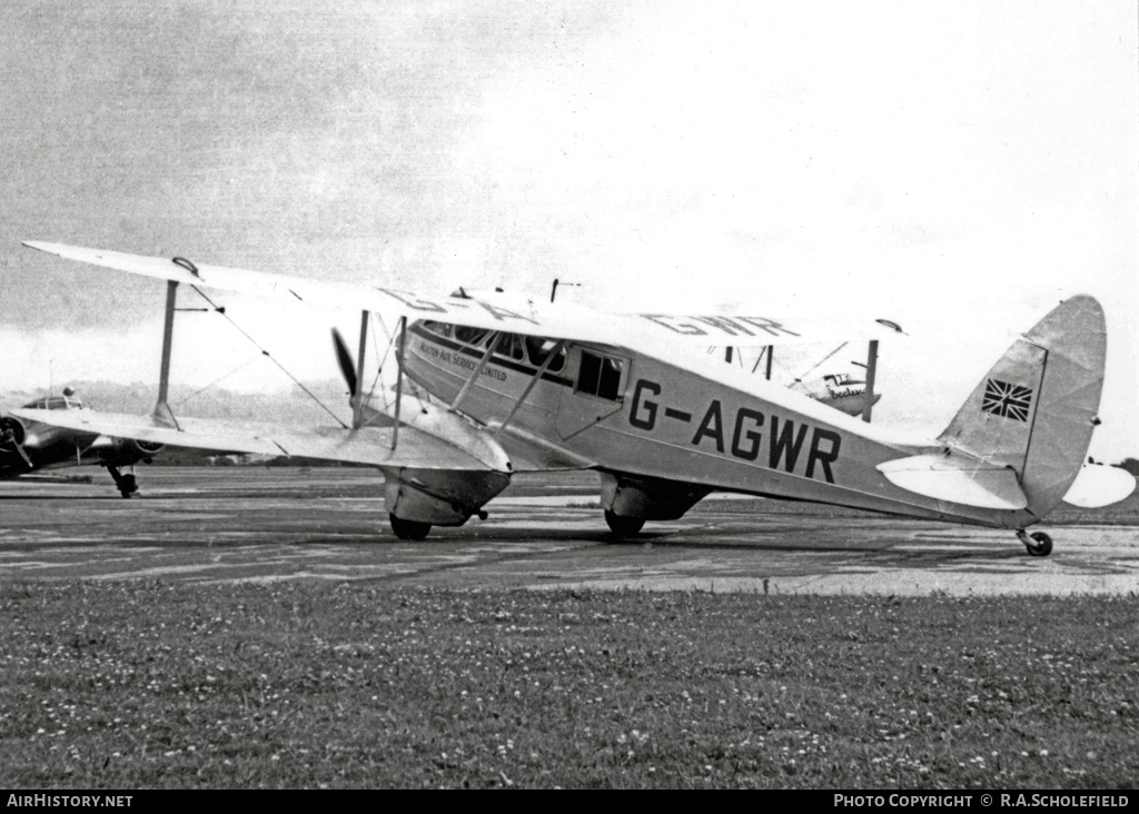 Aircraft Photo of G-AGWR | De Havilland D.H. 89A Dragon Rapide | Morton Air Services | AirHistory.net #10201
