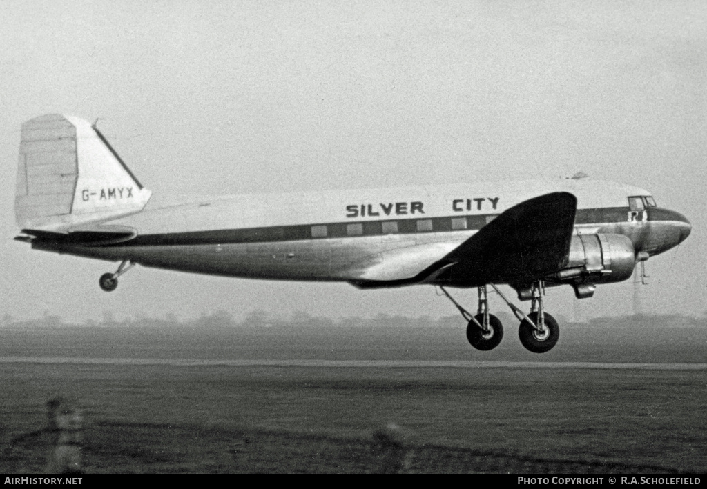 Aircraft Photo of G-AMYX | Douglas C-47B Skytrain | Silver City Airways | AirHistory.net #10204