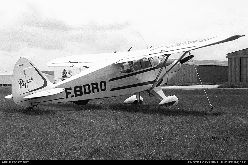 Aircraft Photo of F-BDRO | Piper PA-20 Pacer | AirHistory.net #10223