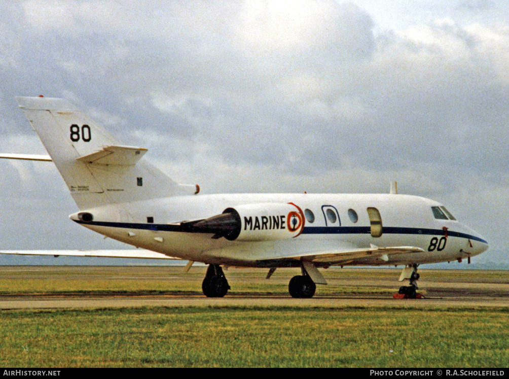 Aircraft Photo of 80 | Dassault Falcon 20G Gardian | France - Navy | AirHistory.net #10228