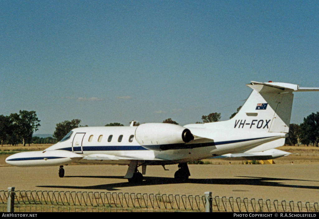 Aircraft Photo of VH-FOX | Gates Learjet 35A | AirHistory.net #10231
