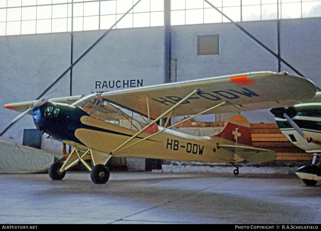 Aircraft Photo of HB-ODW | Piper J-3C-90 Cub | AirHistory.net #10253