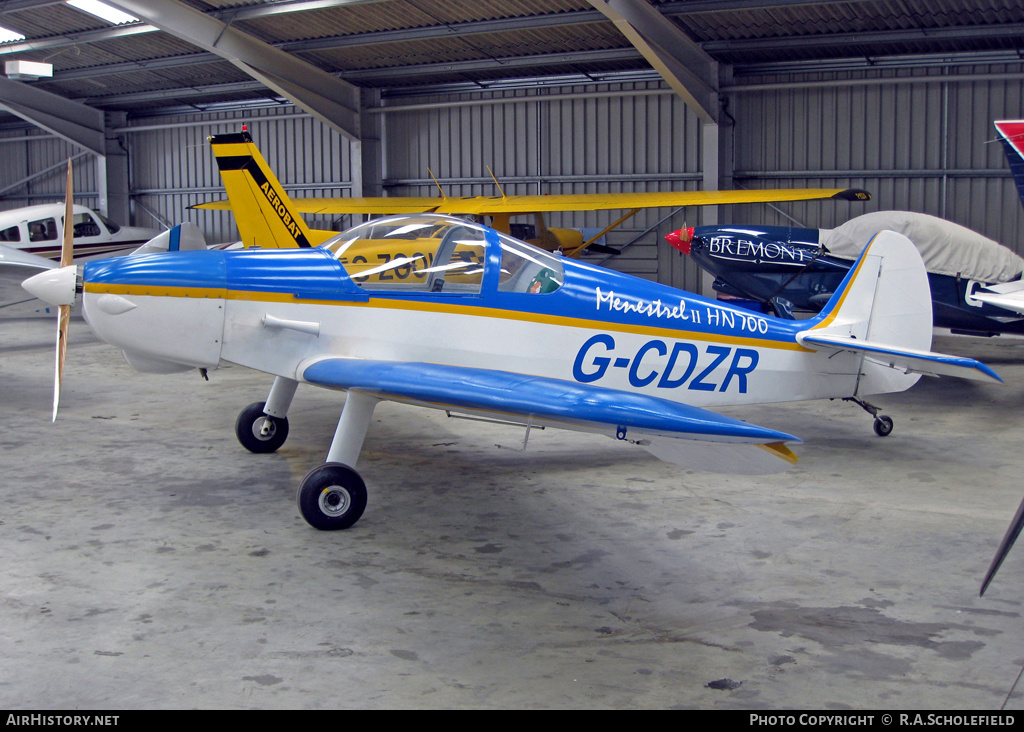 Aircraft Photo of G-CDZR | Nicollier HN-700 Menestrel II | AirHistory.net #10256