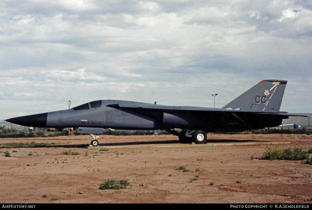 Aircraft Photo of 70-2408 | General Dynamics F-111F Aardvark | USA - Air Force | AirHistory.net #10259