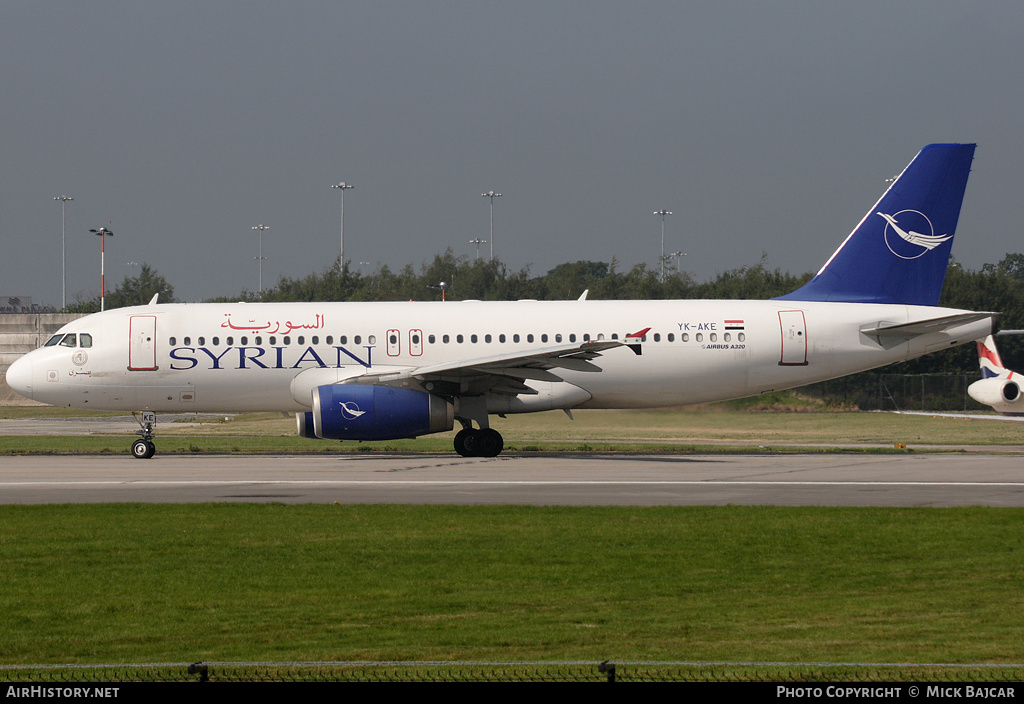 Aircraft Photo of YK-AKE | Airbus A320-232 | Syrian Air | AirHistory.net #10264