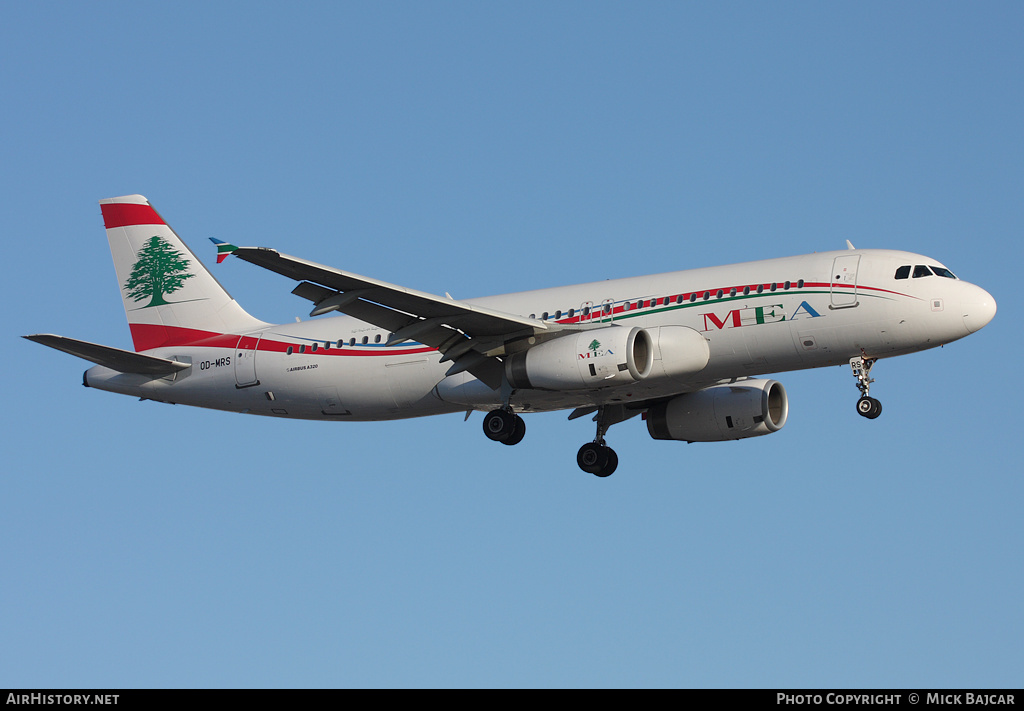 Aircraft Photo of OD-MRS | Airbus A320-232 | MEA - Middle East Airlines | AirHistory.net #10268