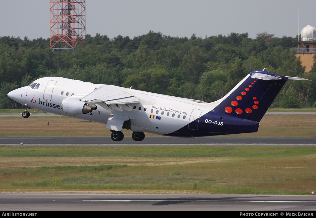 Aircraft Photo of OO-DJS | British Aerospace Avro 146-RJ85 | Brussels Airlines | AirHistory.net #10272