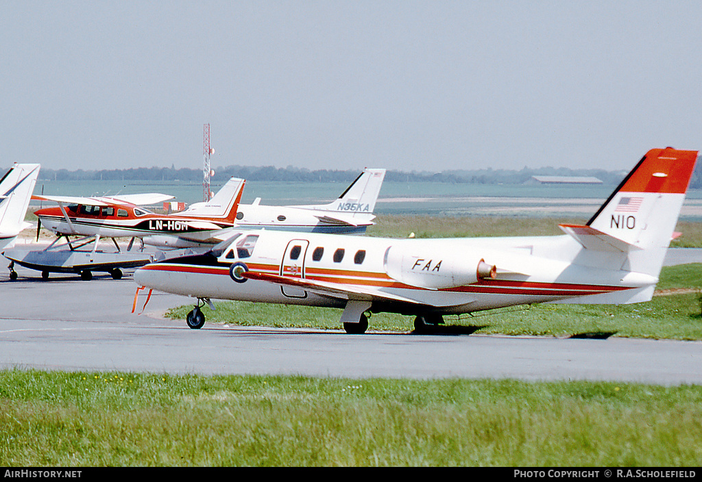 Aircraft Photo of N10 | Cessna 500 Citation | FAA - Federal Aviation Administration | AirHistory.net #10280