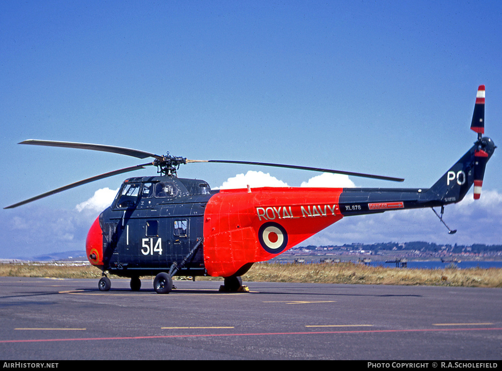 Aircraft Photo of XL878 | Westland WS-55-2 Whirlwind HAS7 | UK - Navy | AirHistory.net #10284