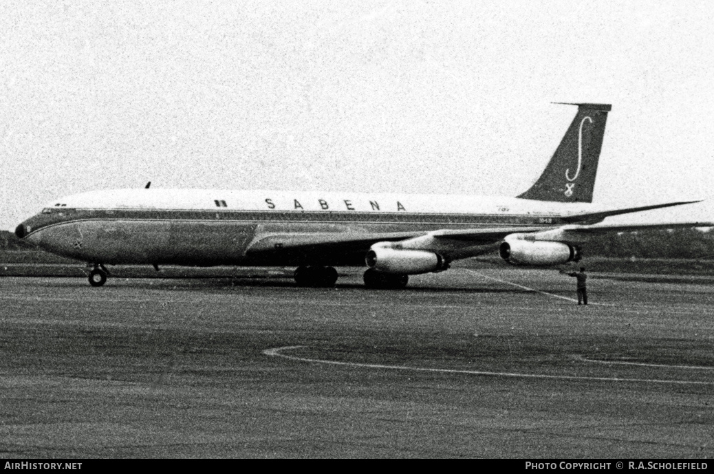 Aircraft Photo of OO-SJB | Boeing 707-329 | Sabena | AirHistory.net #10294