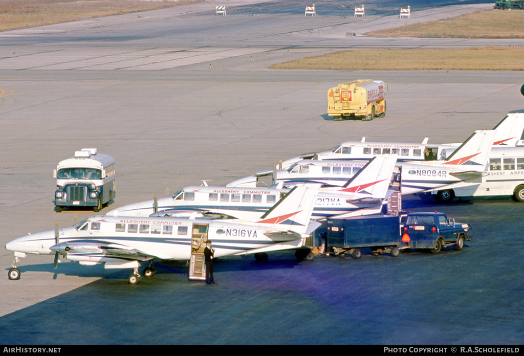 Aircraft Photo of N316VA | Beech 99 Airliner | Allegheny Commuter | AirHistory.net #10303