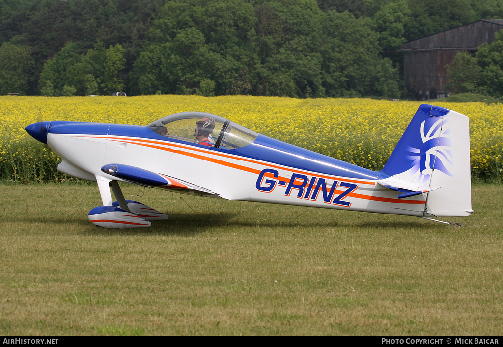 Aircraft Photo of G-RINZ | Van's RV-7 | AirHistory.net #10312